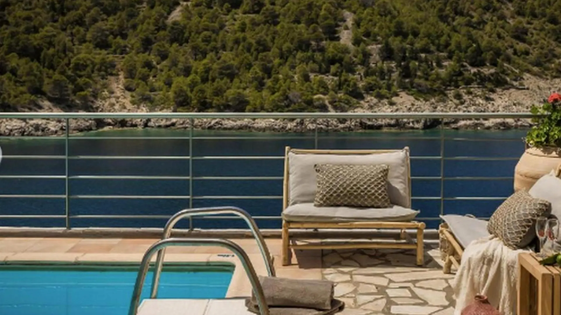 Extraordinary Kefalonia Villa Villa Lavi 2 Bedrooms Seafornt Spectacular Sea Views Private Outdoor Pool Assos Asos