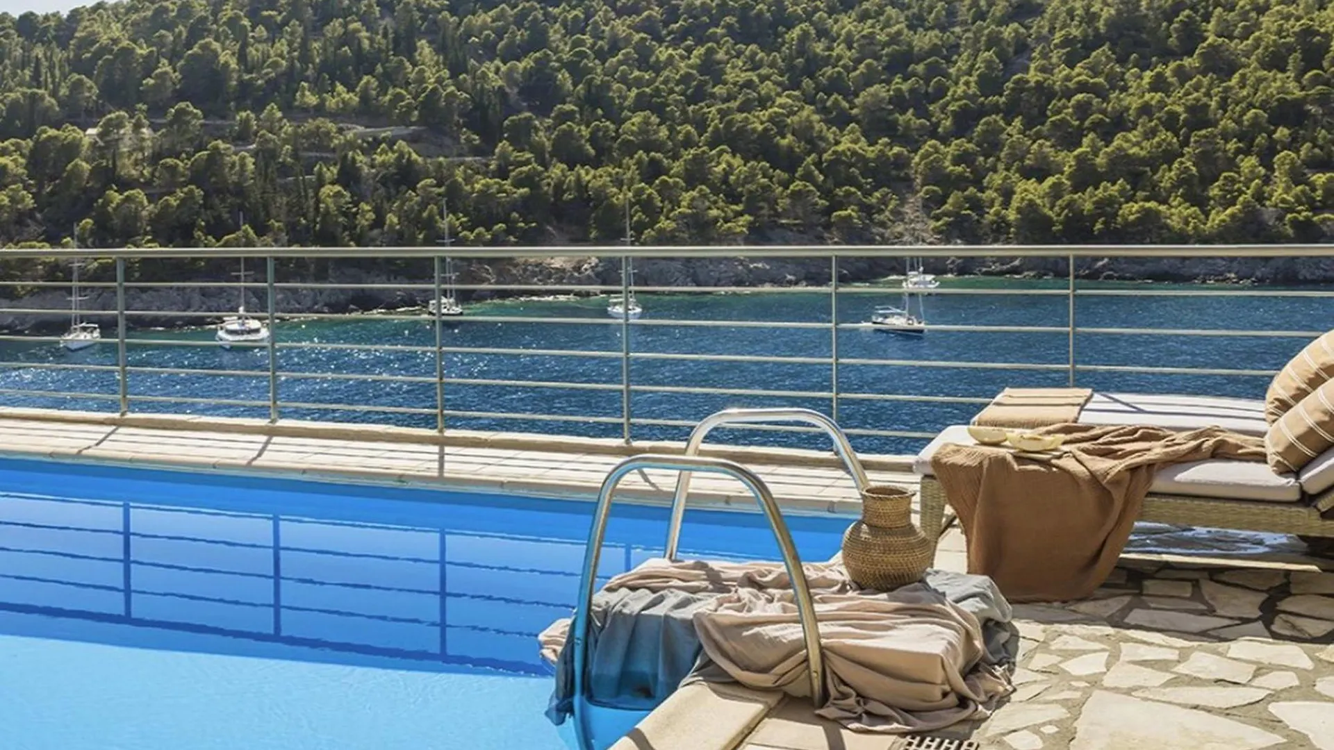 Extraordinary Kefalonia Villa Villa Lavi 2 Bedrooms Seafornt Spectacular Sea Views Private Outdoor Pool Assos Asos